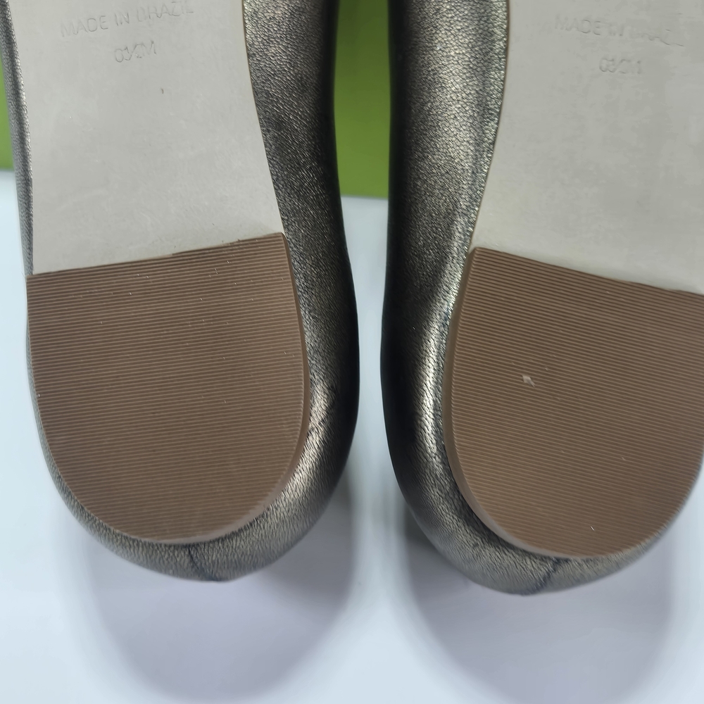 Walking Cradles Metallic Leather Ballet Flats - Women's Size 6 1/2 6.5 - Picture 9 of 12